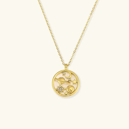 [ElanLuxe]Constance Gold Necklace