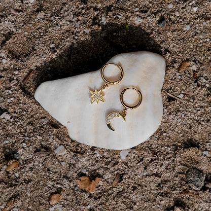 [ElanLuxe]Cosmia Gold Earrings