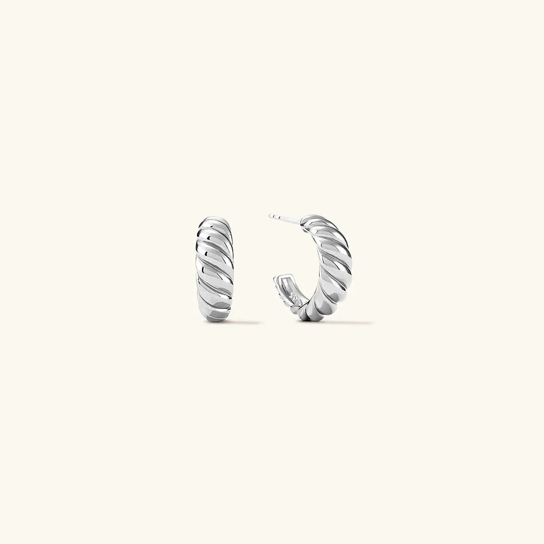 [ElanLuxe]Croissant Arc Earrings