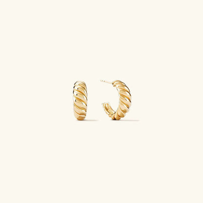 [ElanLuxe]Croissant Arc Earrings