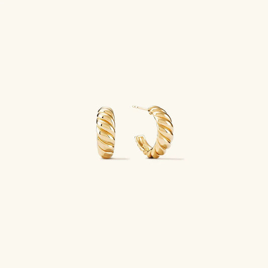 [ElanLuxe]Croissant Arc Earrings