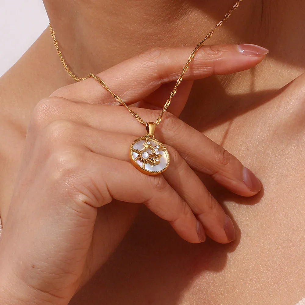 [ElanLuxe]Cybil Gold Necklace