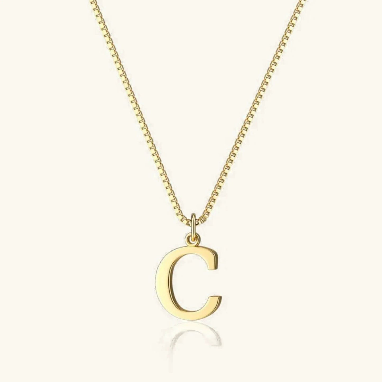 [ElanLuxe]Therese Letter Initial Gold Necklace
