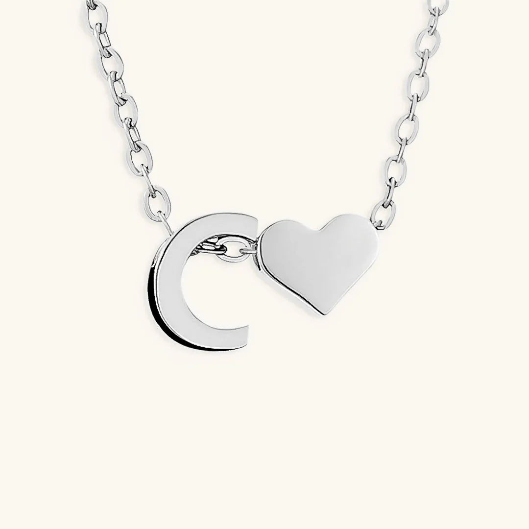 [ElanLuxe]Ria Initial Letter Gold Necklace