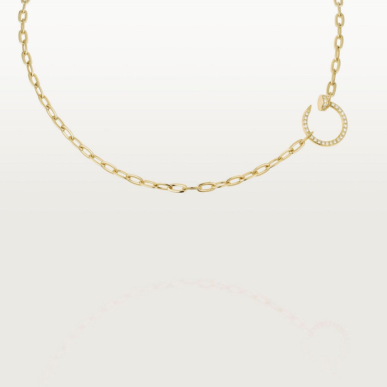 [ElanLuxe Jewelry]JUSTE NECKLACE FULL DIAMONDS