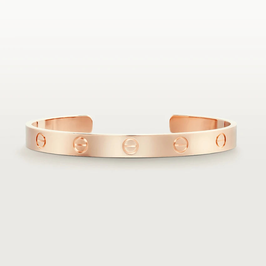 [ElanLuxe Jewelry]LOVE BRACELET 6.1MM OPEN CUFF