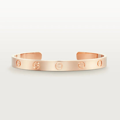 [ElanLuxe Jewelry]LOVE BRACELET 6.1MM OPEN CUFF
