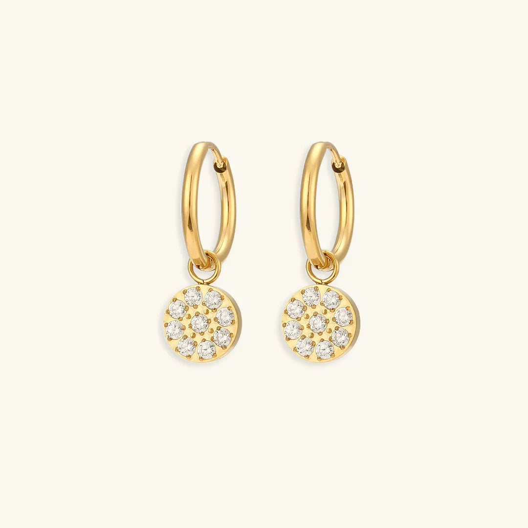 [ElanLuxe]Margaret Gold Earrings