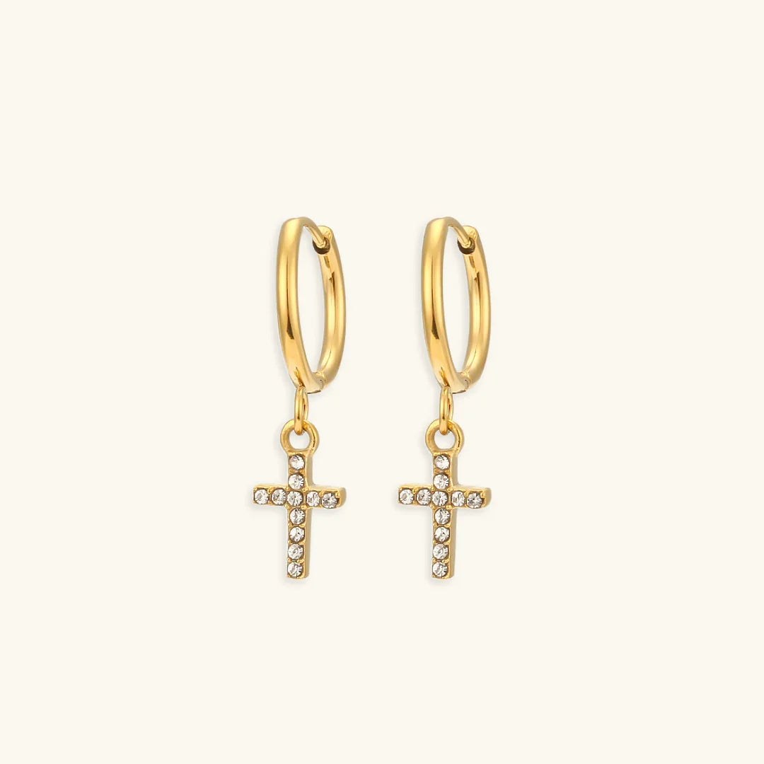 [ElanLuxe]Margaret Gold Earrings