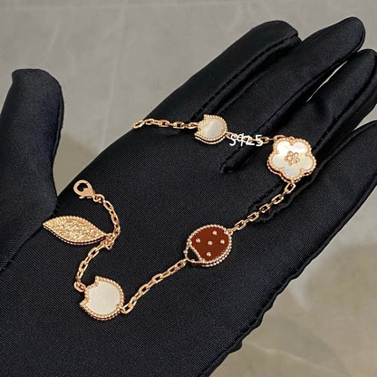 [ElanLuxe Jewelry]LUCKY SPRING 5 MOTIF BRACELET