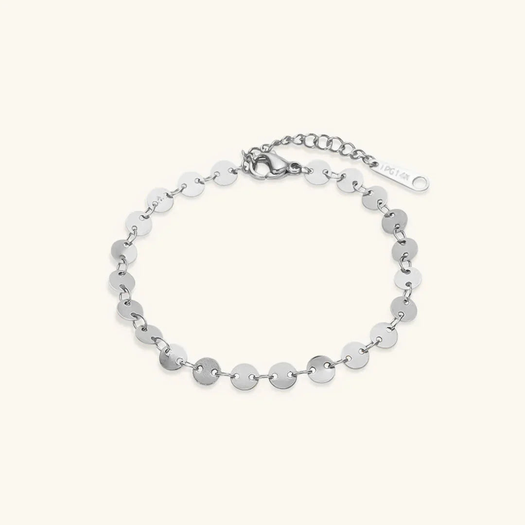 [ElanLuxe]Darla Round Chain Bracelet