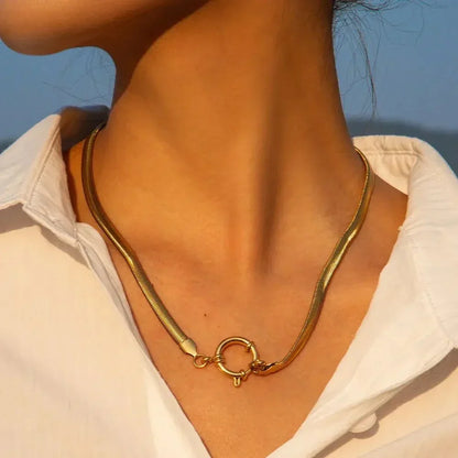 [ElanLuxe]Gabriella Gold Necklace