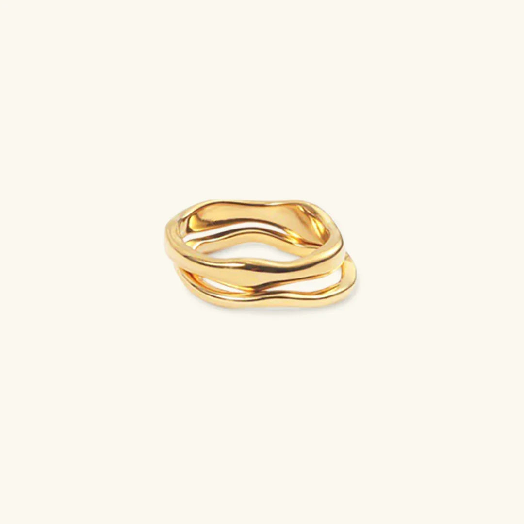 [ElanLuxe]Dianne Gold Stacker Ring