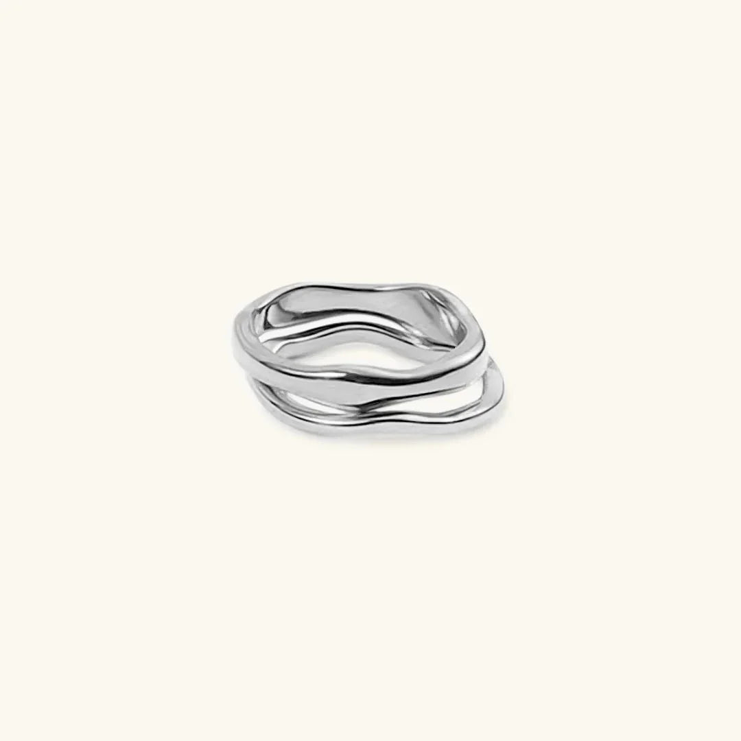 [ElanLuxe]Dianne Gold Stacker Ring