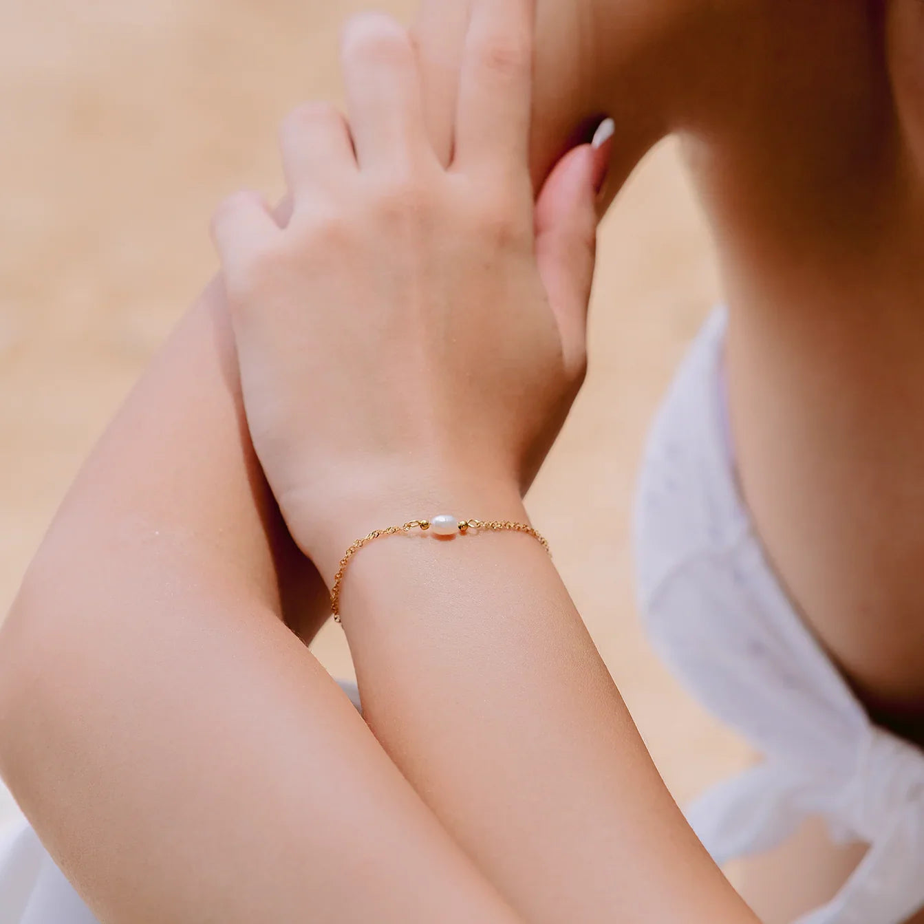 [ElanLuxe]Donna Freshwater Pearl Bracelet