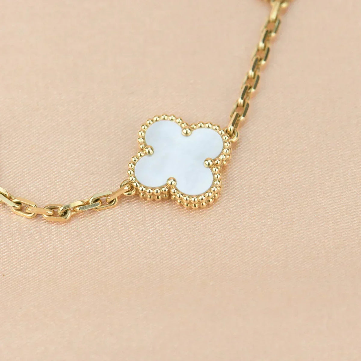 [ElanLuxe Jewelry]Clover & Lover & Juste Bracelet Stack Set