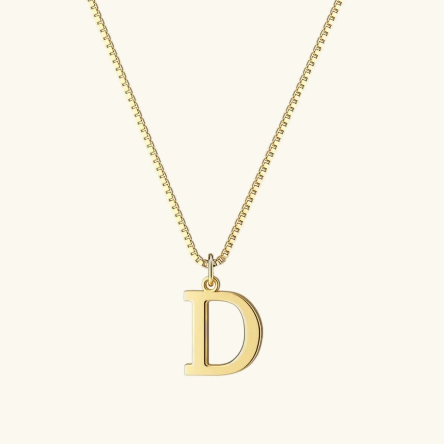 [ElanLuxe]Therese Letter Initial Gold Necklace