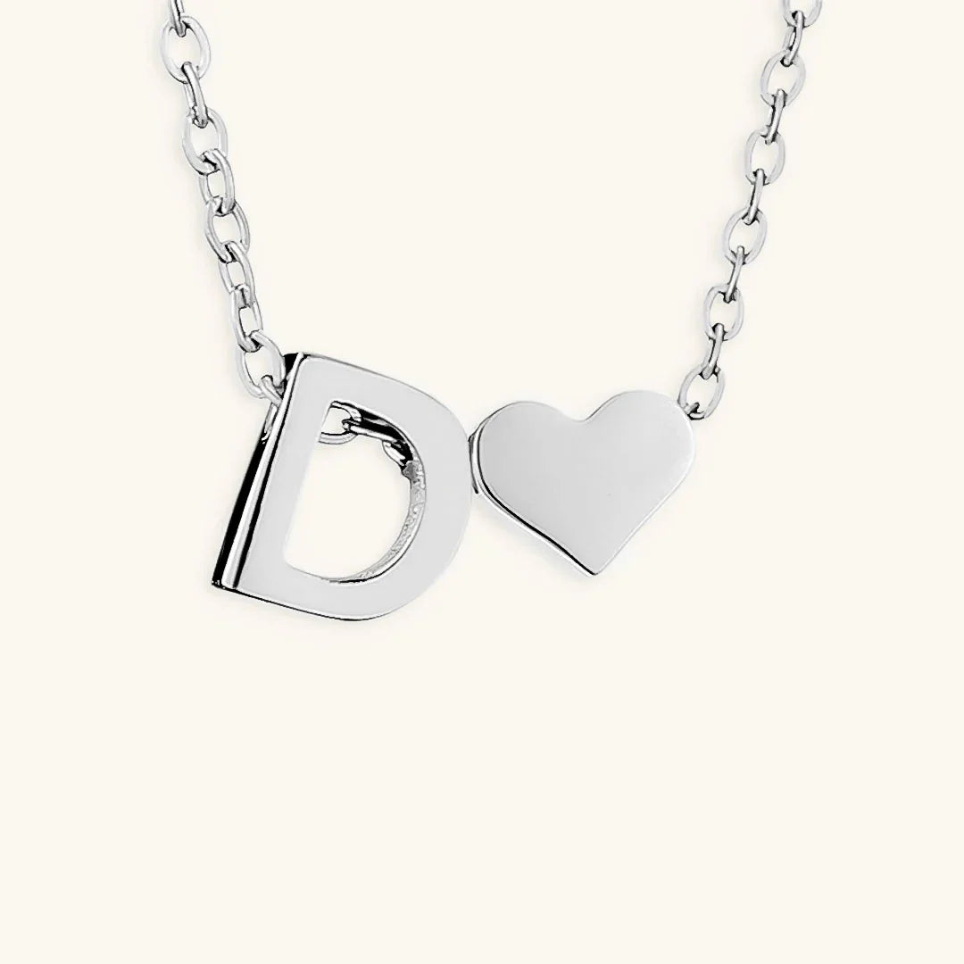 [ElanLuxe]Ria Initial Letter Gold Necklace
