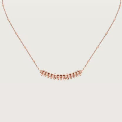 [ElanLuxe Jewelry]CLASH  SMALL FULL DIAMOND NECKLACE