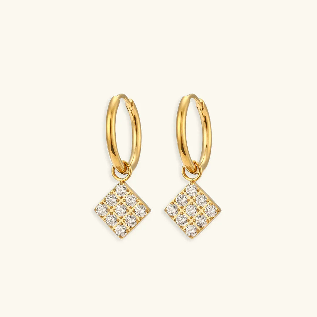 [ElanLuxe]Margaret Gold Earrings