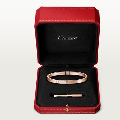 [ElanLuxe Jewelry]LOVE BRACELET 4.8MM 4 DIAMONDS