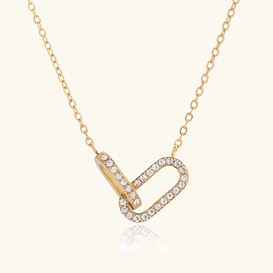 [ElanLuxe]Zoelle Interlocking Diamond Pendant