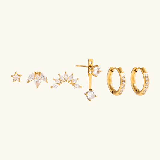[ElanLuxe]Essential Diamond Earrings Bundle