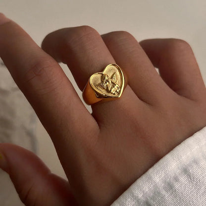 [ElanLuxe]Cupid Gold Ring