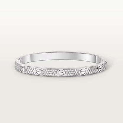 [ElanLuxe Jewelry]LOVE BRACELET 4.8MM DIAMOND-PAVED