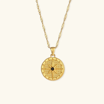 [ElanLuxe]Ellie Compass Necklace
