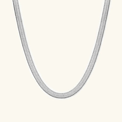 [ElanLuxe]Elysian Gold Herringbone Necklace