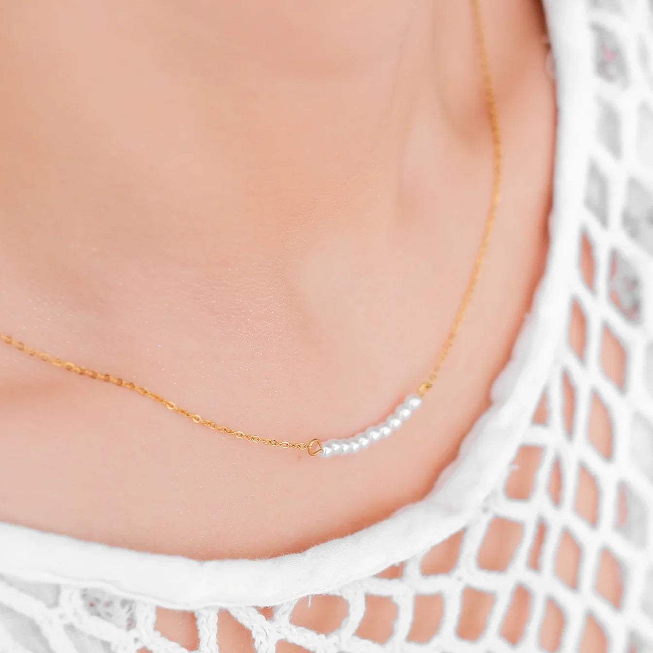 [ElanLuxe]Emilia Freshwater Pearl Necklace