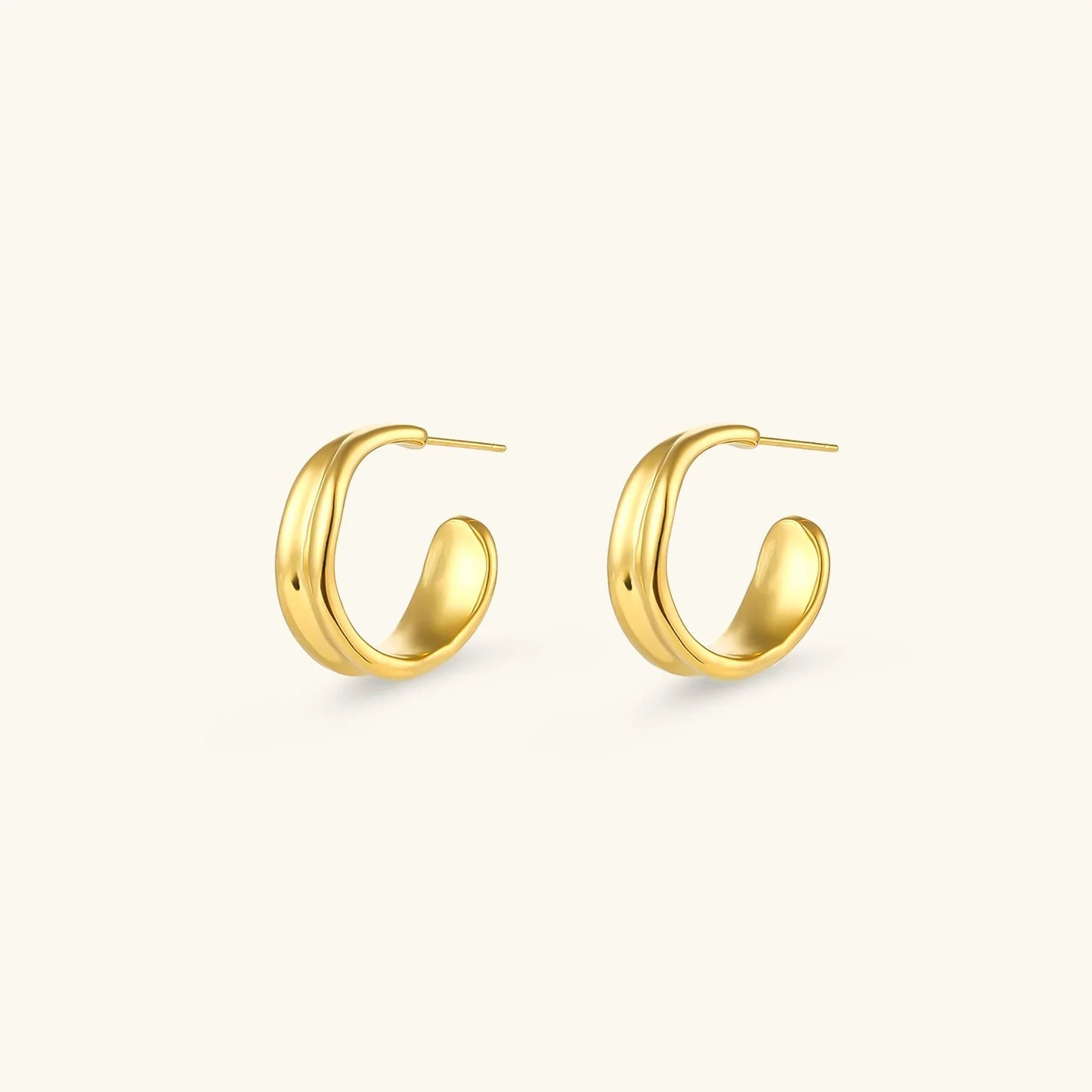 [ElanLuxe]Emily Wave Earrings