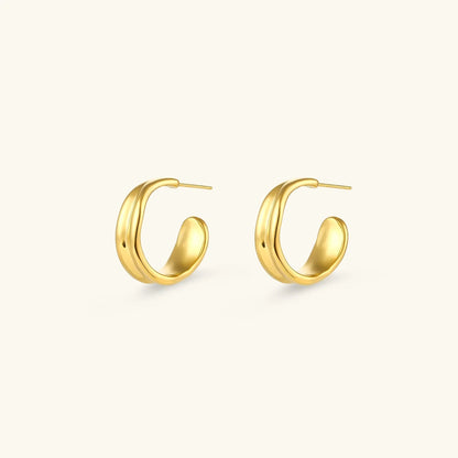 [ElanLuxe]Emily Wave Earrings