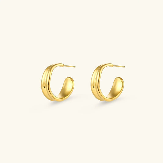 [ElanLuxe]Emily Wave Earrings