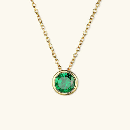 [ElanLuxe]Amelia Birthstone Necklace
