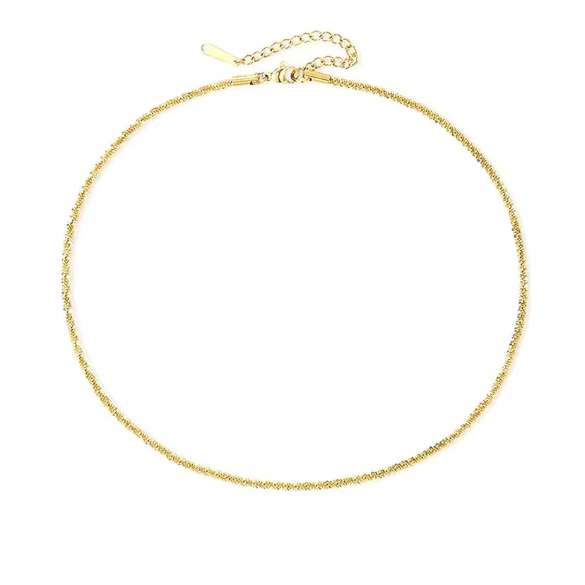 [ElanLuxe]Audrey Gold Chain Necklace