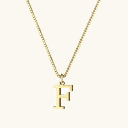 [ElanLuxe]Therese Letter Initial Gold Necklace