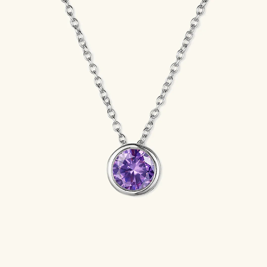 [ElanLuxe]Amelia Birthstone Necklace
