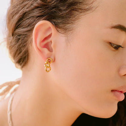 [ElanLuxe]Giselle Gold Chain Earring