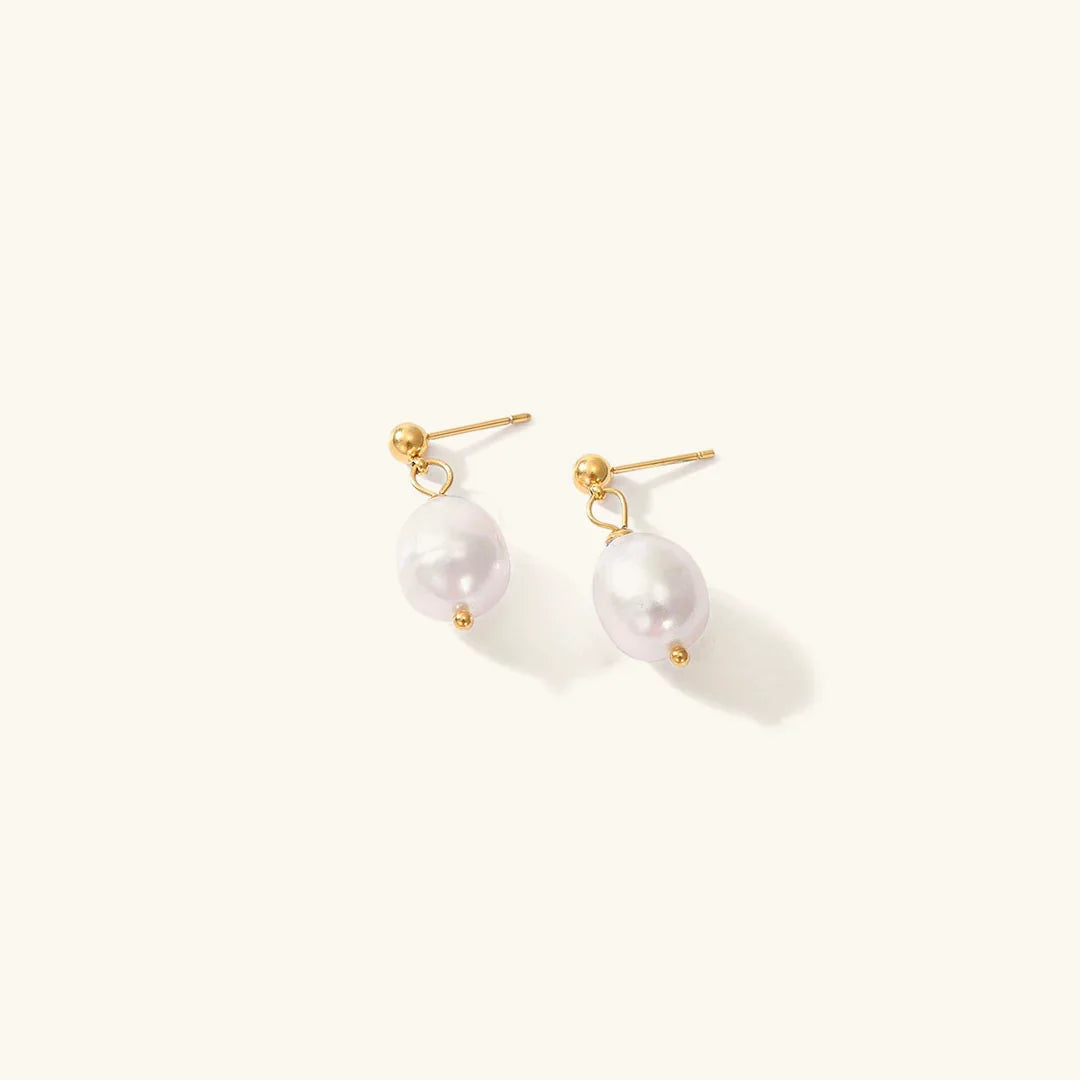 [ElanLuxe]Gloria Freshwater Pearl Earrings