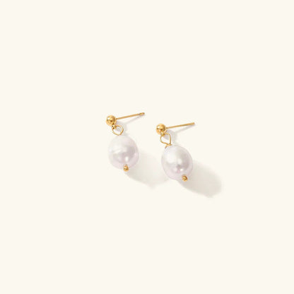 [ElanLuxe]Gloria Freshwater Pearl Earrings