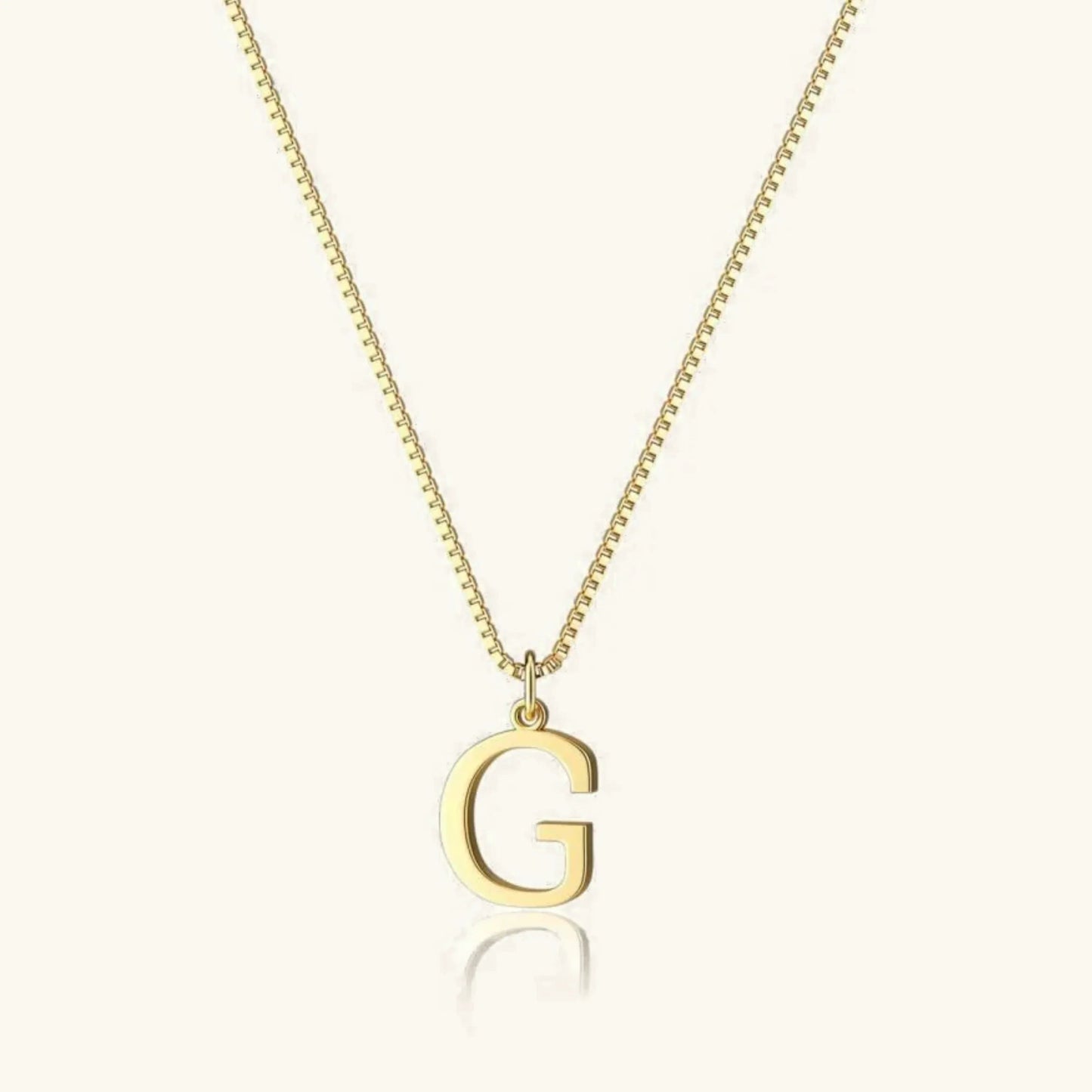 [ElanLuxe]Therese Letter Initial Gold Necklace