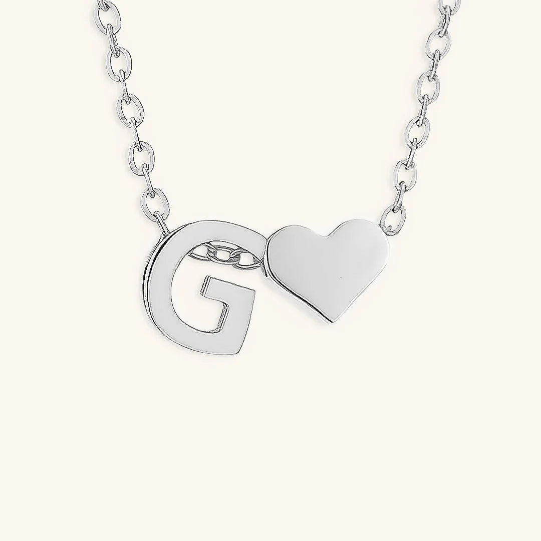 [ElanLuxe]Ria Initial Letter Gold Necklace
