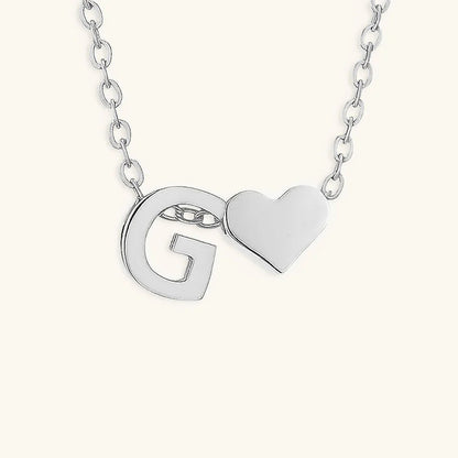 [ElanLuxe]Ria Initial Letter Gold Necklace