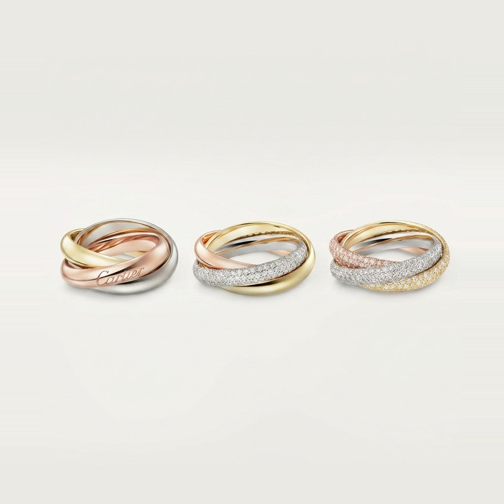 [ElanLuxe Jewelry]TRINITY 3.2MM RING COLLECTION