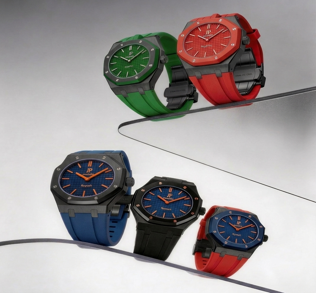 Royal Oak Pop Black Steel Case & Silicone Strap