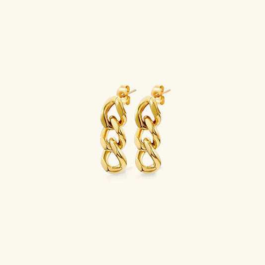 [ElanLuxe]Giselle Gold Chain Earring