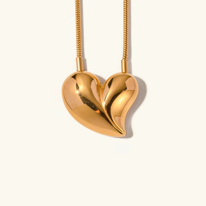 [ElanLuxe]Dorothea Heart Necklace