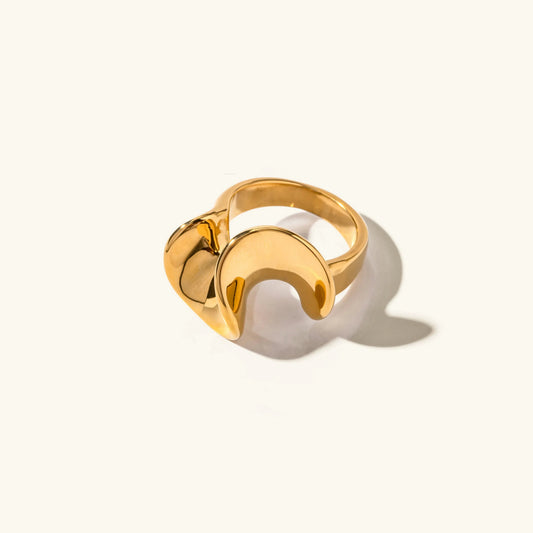 [ElanLuxe]Juniper Gold Ring
